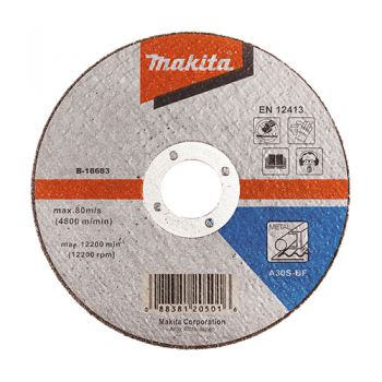 180x2.5x22.23mm Đá cắt kim loại Makita D-18683