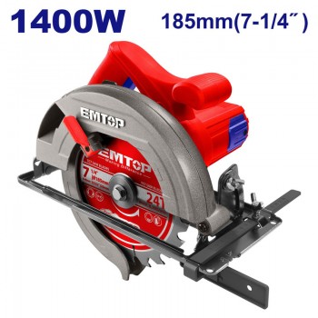 185mm Máy cưa đĩa 1400W Emtop ECSW1852