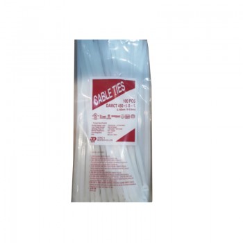 Bịch 300 dây rút nhựa 370 x 7.5mm DAMCT370-7.6 (Màu Trắng)
