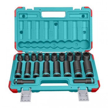 Bộ 20 đầu tuýp dài 78mm impact 1/2" Total THKISD12203L