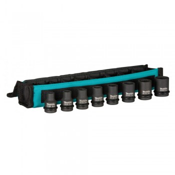 Bộ 8 món tuýp mở bu lông 1/2" Impact Black Makita E-16601 (8-21mm)