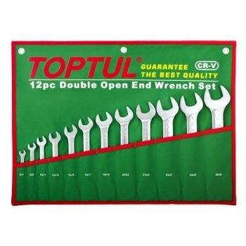 Bộ cờ lê 2 đầu mở 12 món Toptul GAAA1206