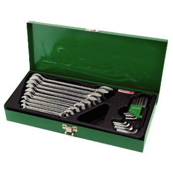 Bộ cờ lê 2 đầu vòng 18 món Toptul GRA09050