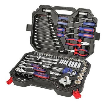 Bộ công cụ cơ khí các loại có hộp đựng (1 set = 123 cái) Workpro WP202533
