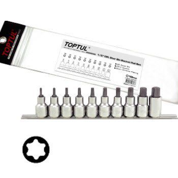 Bộ đầu vít sao 10 món Toptul GAAG1006