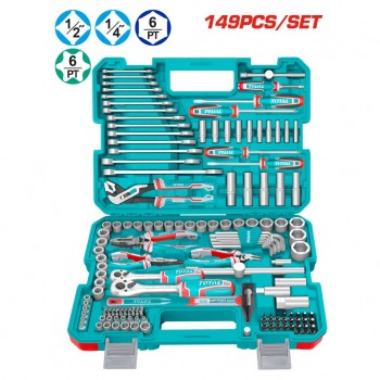 Bộ dụng cụ cơ khí 149 chi tiết Total THKTHP61497