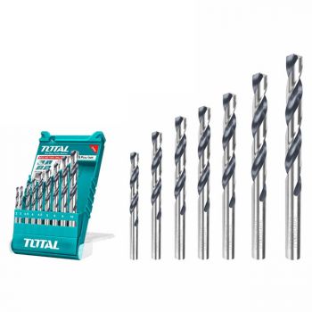 Bộ mũi khoan kim loại HSS 9 chi tiết Total TACSD0095 2-10mm