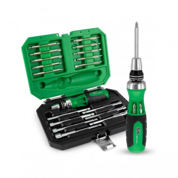 Bộ tô vít và đai ốc tháo lắp nhanh gồm 18 chiếc SK tools SK01475