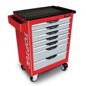 Bộ tủ dụng cụ 7ngăn màu đỏ 157 chi tiết Toptul GCAJ0059
