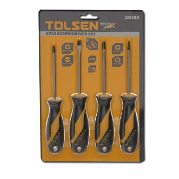 Bộ tua vít cầm tay 4 cây Tolsen 20180