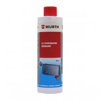 Chất tẩy rửa giàn lạnh 250 ml WURTH A/C EVAPORATOR DETERGENT (Bước 1 vệ sinh sơ)