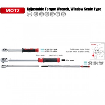 Cờ lê lực 3/8" 10-60Nm Matatakitoyo MOT2-60N