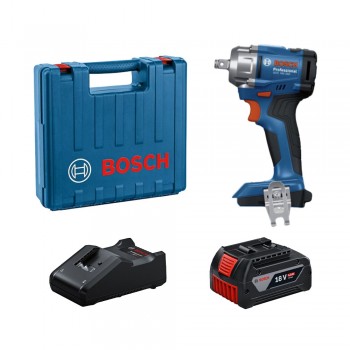 Combo Máy vặn Bu Lông Bosch GDS 18V-350 + 1 Pin 4.0Ah + 1 Sạc Nhanh