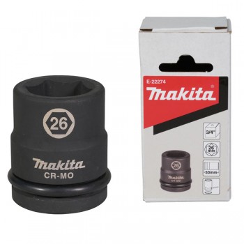 Đầu túy cho máy siết bu lông 3/4" Makita E-22274 (26x53mm)