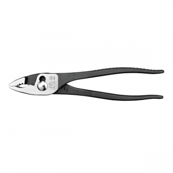 Kìm cá sấu răng cưa chéo loại mỏng cán trần 200mm Tsunoda Japan S-PL-200X