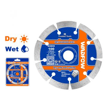 Lưỡi cắt gạch khô-ướt 100x16mm Wadfow WDC1K06