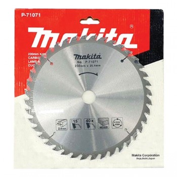 Lưỡi cắt gỗ hợp kim 40 răng 235x25.4mm Makita P-71071