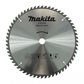 Lưỡi Cưa Gỗ Hợp Kim 305 x 25.4mm x 60T Makita D-81848