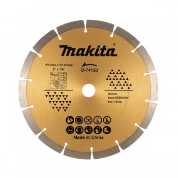 Lưỡi kim cương 230x12x22.23mm Makita D-74120