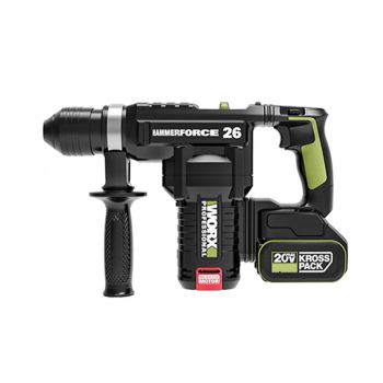 Máy khoan búa dùng pin 20V Worx WU399.3 (2 Pin 5.0Ah & Sạc)