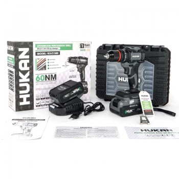 Máy khoan pin Hukan G2-Z1300 (2 Pin 2.0Ah, 1 Sạc)