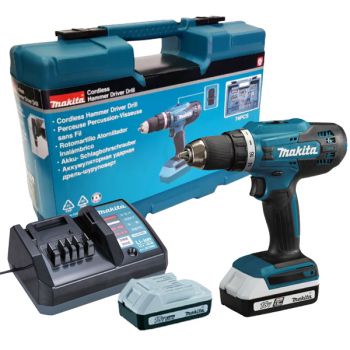 Máy khoan vặn vít dùng Pin 18V Makita DF488DYEX4 (74 phụ kiện)