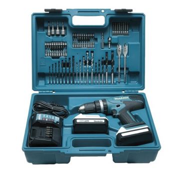Máy khoan vặn vít dùng Pin 18V Makita DF488DYEX4 (74 phụ kiện)
