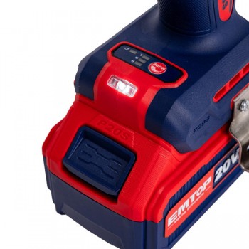 Máy siết bu lông dùng pin 20V Emtop ECIWL2050 (2 Pin 4.0Ah, 1 Sạc)
