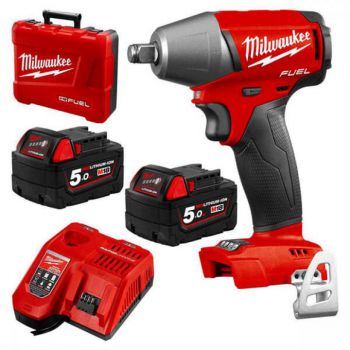 Máy siết bu lông Milwaukee M18 FIW12-502C SET (2pin x 5.0Ah, 1 sạc)