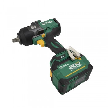 Máy vặn bu lông dùng pin 20V Sata 151076U (2 Pin 6.0Ah, 1 Sạc)