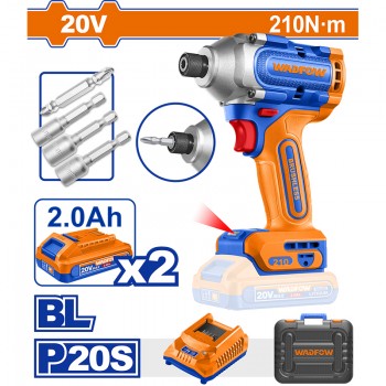 Máy vặn vít dùng pin 20V Wadfow WCD2B21 (2 Pin 2.0Ah, 1 Sạc)