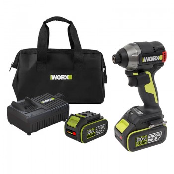 Máy Vặn Vít Dùng Pin 20V Worx WU291D.3 (2 Pin 5.0Ah & Sạc)