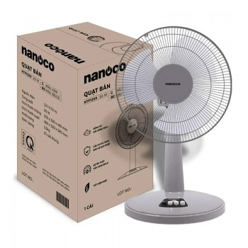 Quạt bàn 30W Nanoco NTF1209G (Xám)
