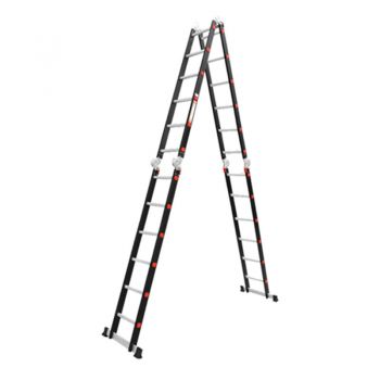 Thang nhôm gấp 4 khúc Nikawa NKG-46
