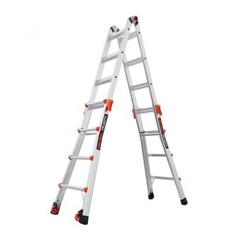 Thang nhôm rút chữ A Little Giant M17