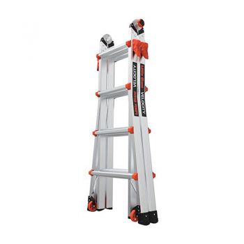 Thang nhôm rút chữ A Little Giant M17