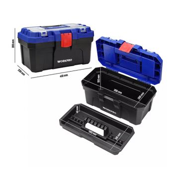 Thùng đồ nghề bằng nhựa 410mm Workpro WP283001