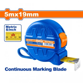 Thước kéo thép nền vàng Wadfow WMT4320 5x19mm