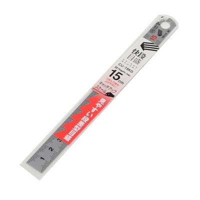 Thước thẳng catch-up NIIGATA SEIKI CU-15KD (150x15x0.5mm, vạch chia 1mm)