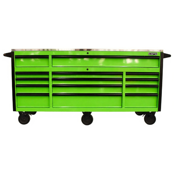 Tủ dụng cụ 183cm - 14 hộc kéo màu xanh lá CSPS VNTC18314B61M