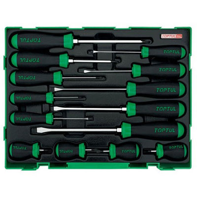 Tua vít 14PCS Dẹt & bake TOPTUL GTC1401