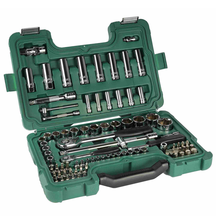 1/4" và 1/2" Bộ tuýp 86 chi tiết Sata 09013