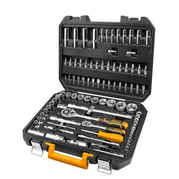 Bộ 94 đầu tuýp (1/4 inch + 1/2 inch) Ingco HKTS42941