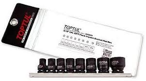 Bộ đầu tuýp lục giác 3/8 inch 8-19mm Toptul GDAG0801