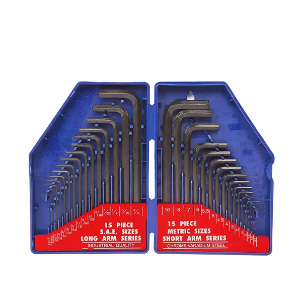 Bộ lục giác 30 chi tiết Workpro WP222018 (15 cái hệ inch & 15 cái hệ mét)