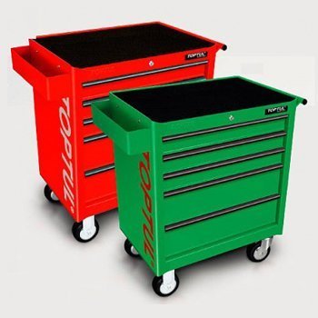 Bộ tủ dụng cụ 7 ngăn màu xanh 180 chi tiết Toptul GV-18005