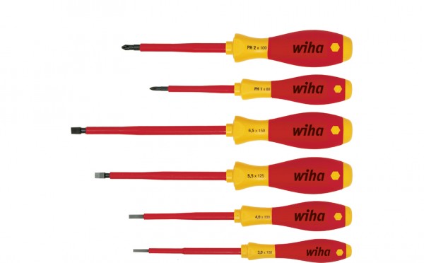 Bộ tua vít cách điện 1000V 6 chi tiết Wiha 00833