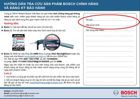 Cách phân biệt hàng chính hãng & hàng giả bosch