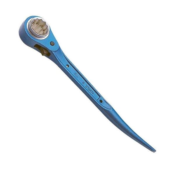 Cờ lê giàn giáo đầu cong loại ngắn có hai đầu tuýp ngắn TOP Japan RM-17X21C