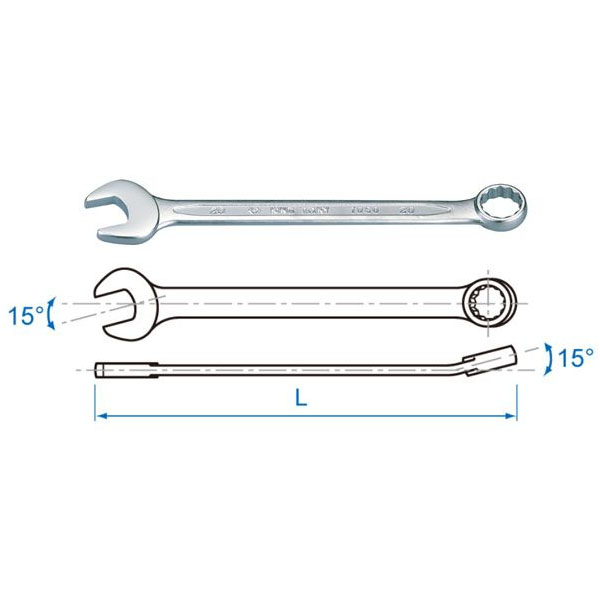 Cờ lê vòng miệng 3/4" Kingtony 5060-24